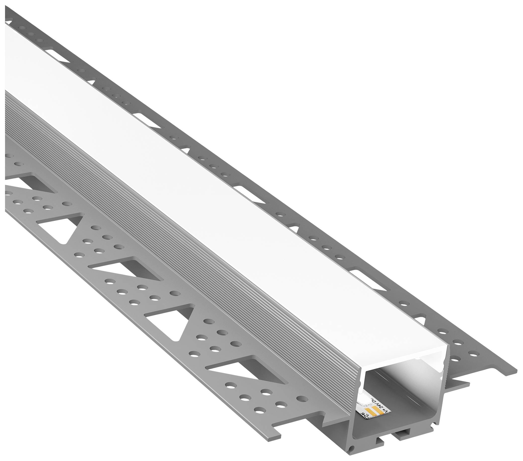 Barthelme 62394151 CATania 30 Trockenbauprofil Profiel Aluminium (l x b x h) 1000 x 80.6 x 25.7 mm 1 m afbeelding