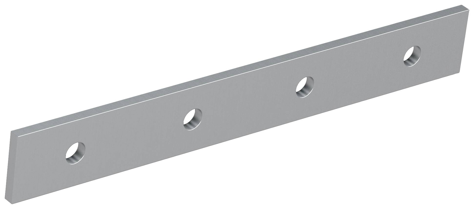 Barthelme 62398802 CATania Verbinder gerade Profil-forbinder Rustfrit stål V2A (L x B x H) 80 x 10.5 x 1.7 mm 1 Set