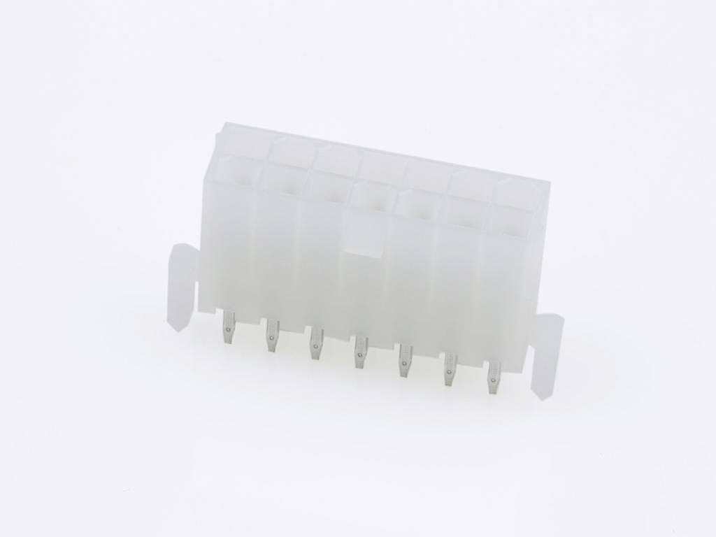 Molex 39299143 Female header, inbouw (standaard) Totaal aantal polen: 14 Rastermaat: 4.20 mm Inhoud: 1 stuk(s) Tray