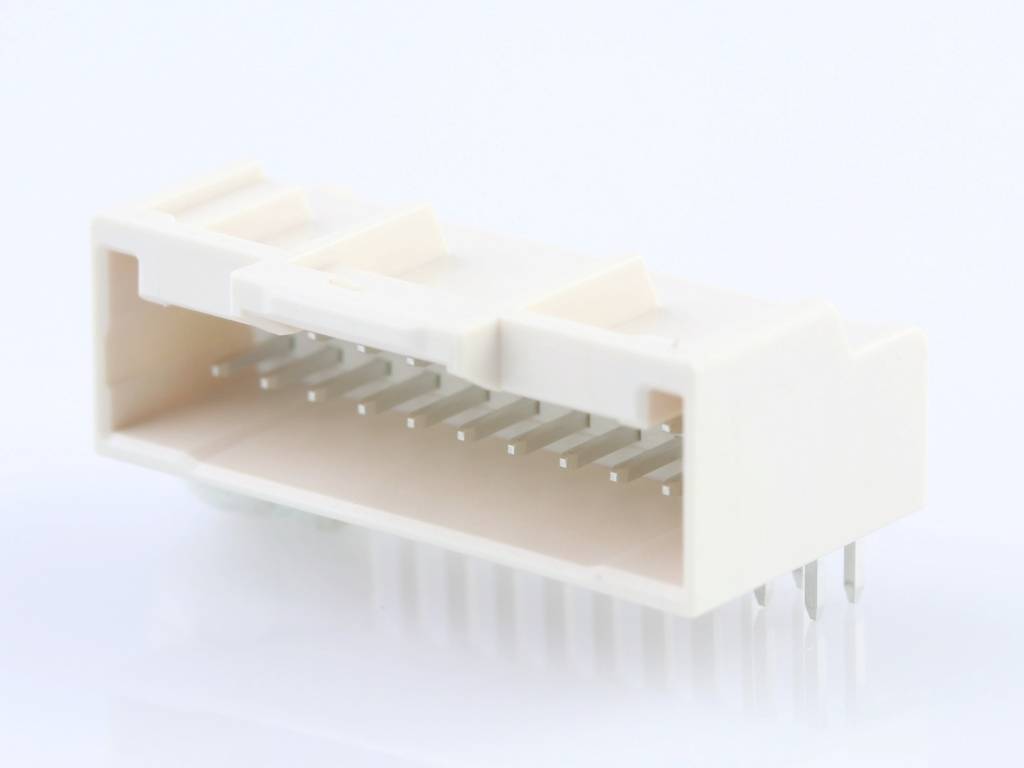 Molex 5018762240 Male header, inbouw (standaard) Totaal aantal polen: 22 Rastermaat: 2.00 mm Inhoud: 1 stuk(s) Tray