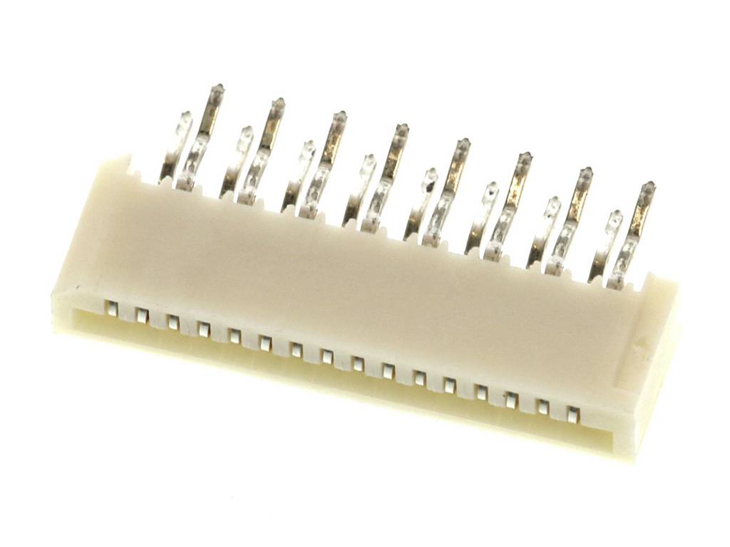 Molex Bøsningsliste (standard) Samlet antal poler 16 Rastermål: 1.00 mm 528061610 1 stk Tray