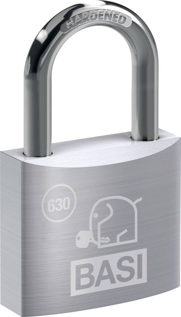 Basi 6300-6000 visiaci zámok 60 mm zámky s rôznymi kľúčmi    na kľúč