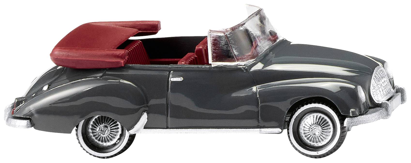 Wiking 0125 03 H0 Auto modello DKW Convertibile - grigio ferro