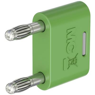 Stäubli KS-4N-19 spojovací konektor zelená Ø pin: 4 mm Rozostup hrotov: 19 mm 1 ks