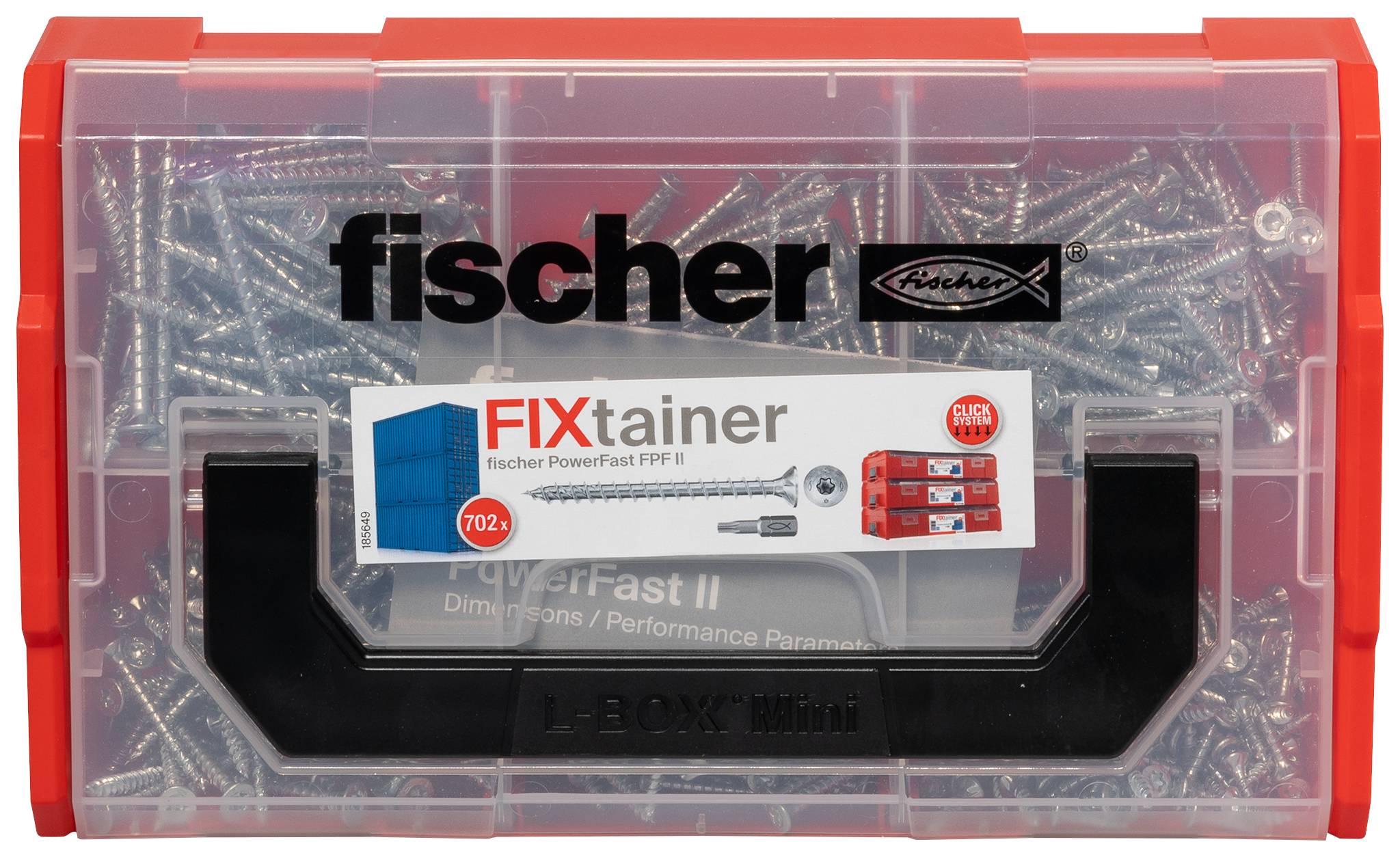Fischer FixTainer PowerFast II TX VG 562273 sada skrutiek do drevotriesky ocel glavanizované zinkom 1 sada-5
