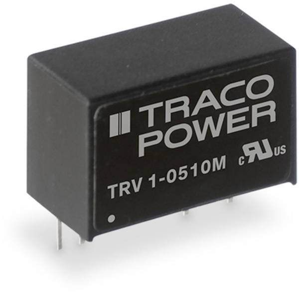 TracoPower TRV 1-0522M DC / DC menič napätia, DPS   42 mA 1 W Počet výstupov: 2 x