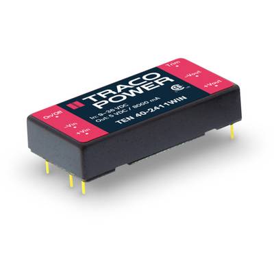 TracoPower DC / DC menič napätia, DPS 24 V/DC 24 V/DC 1.67 A 40 W Počet výstupov: 1 x
