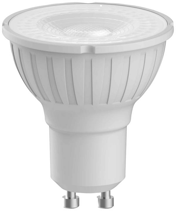 Megaman MM26552 LED  En.trieda 2021 E (A - G) GU10 klasická žiarovka 4.2 W = 50 W teplá biela (Ø x v) 50 mm x 55 mm nestmievateľná 1 ks