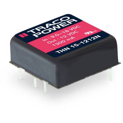 TracoPower DC / DC menič napätia, DPS 625 mA 15 W Počet výstupov: 1 x