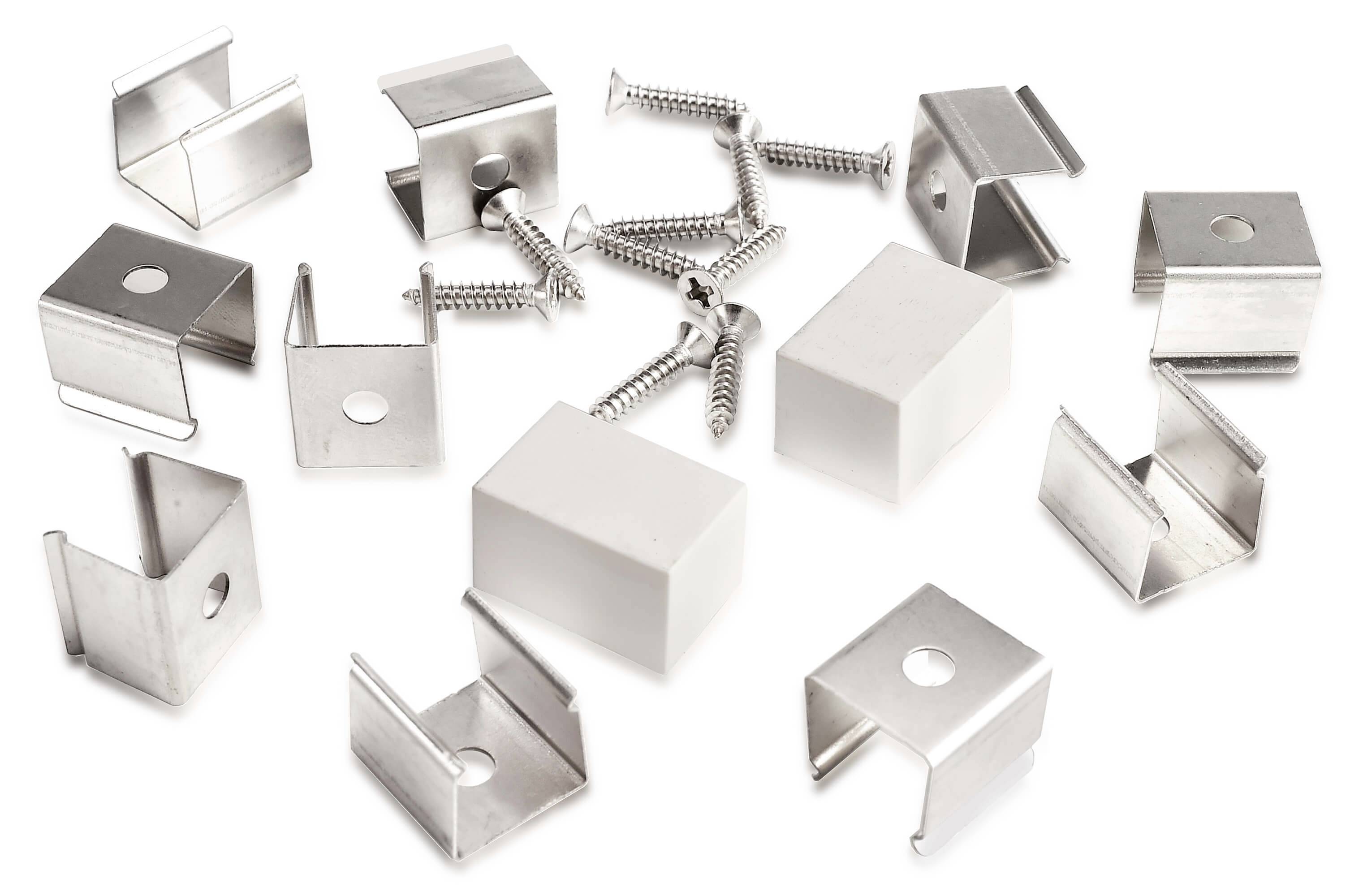 Deko Light 930532 Montageset für D Flex Line 12,0 x 20,0 mm nerezová ocel