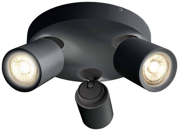 Deko Light Librae Round III Stropné svítidlo   GU10 50 W   sýta čierna (RAL 9005)