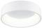 Biela okrúhla stropná lampa s difúznym svetelným výstupom, vhodná do moderných interiérov.