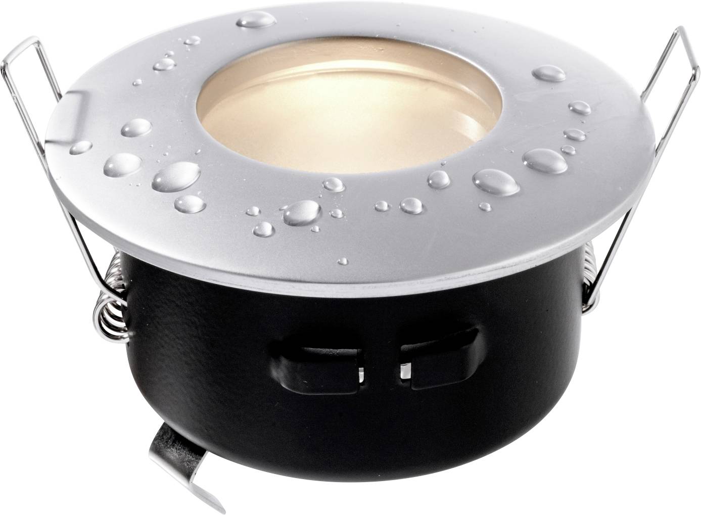 Deko Light Einbauring 84 GU5.3 110001 krúžok pre stropnú montáž LED , halogénová žiarovka GU5.3, MR 16 35 W strieborná-0