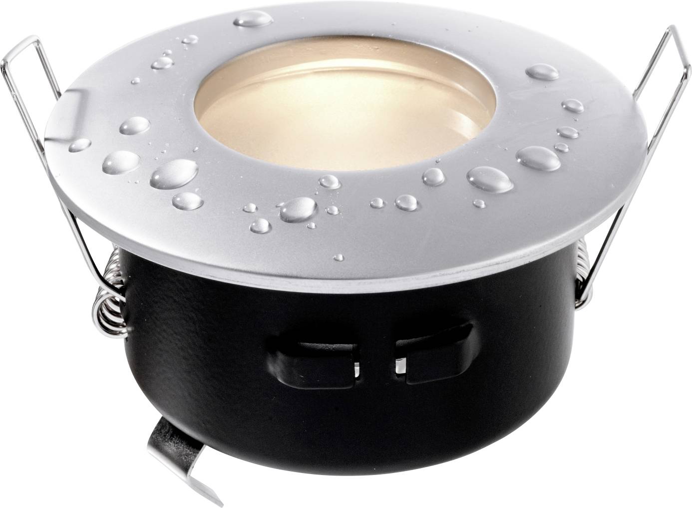 Deko Light Einbauring 84 GU5.3 110002 krúžok pre stropnú montáž LED , halogénová žiarovka GU5.3, MR 16 35 W strieborná-0