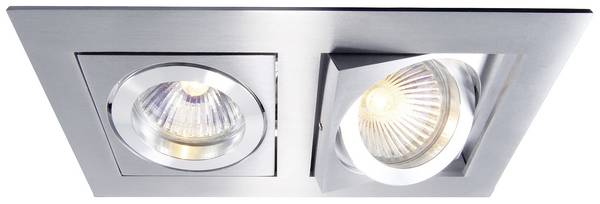 Deko Light Kardan II 110101 krúžok pre stropnú montáž LED , halogénová žiarovka GU5.3, MR 16  50 W strieborná