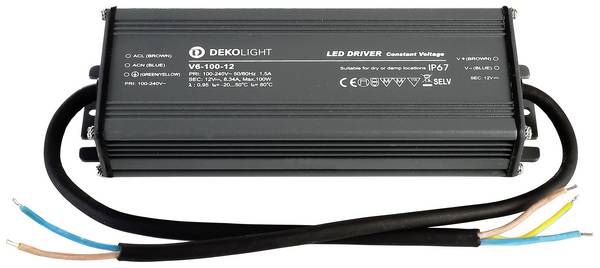 Deko Light IP, CV, V napájací zdroj pre LED  konštantné napätie  0 mA - 8.34 A 12 V/DC