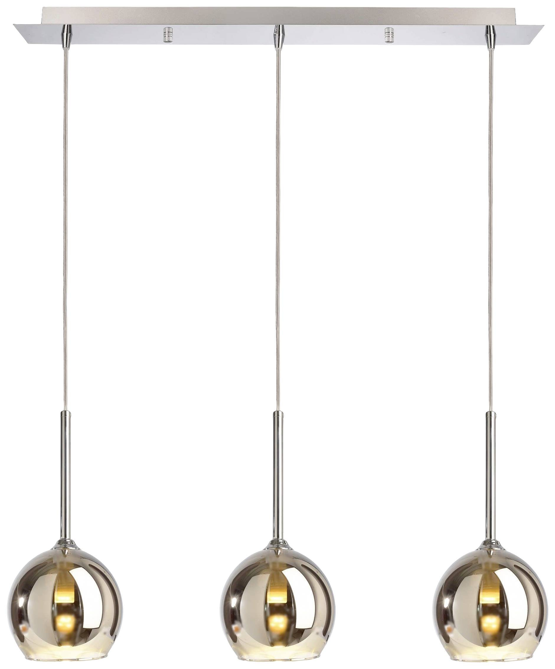 Deko Light Bunda 342115 Lampada a sospensione LED (monocolore), Lampadina Alogena G9 28 W Argento