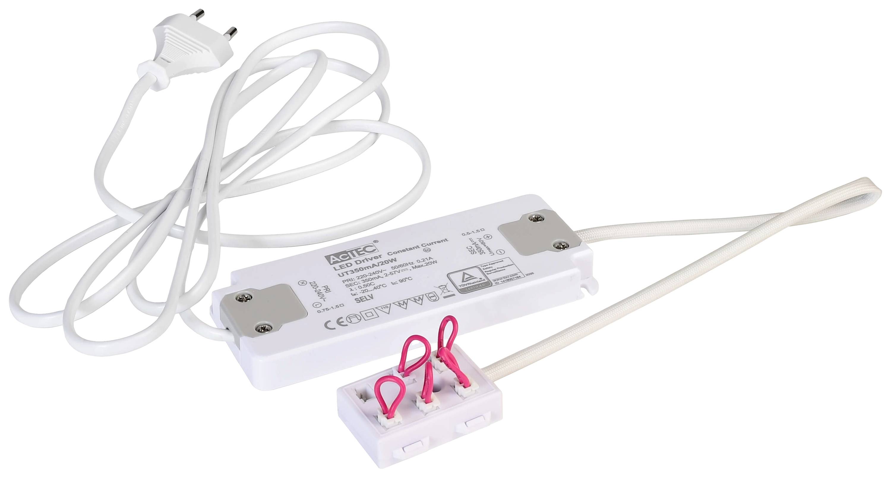 Deko Light LED-Netzgerät steckerfertig inkl. 6fach Verteiler für Herculis Displayleuchte Driver per LED Corrente costante 0.35 A 2 - 57 V/DC 1 pz.