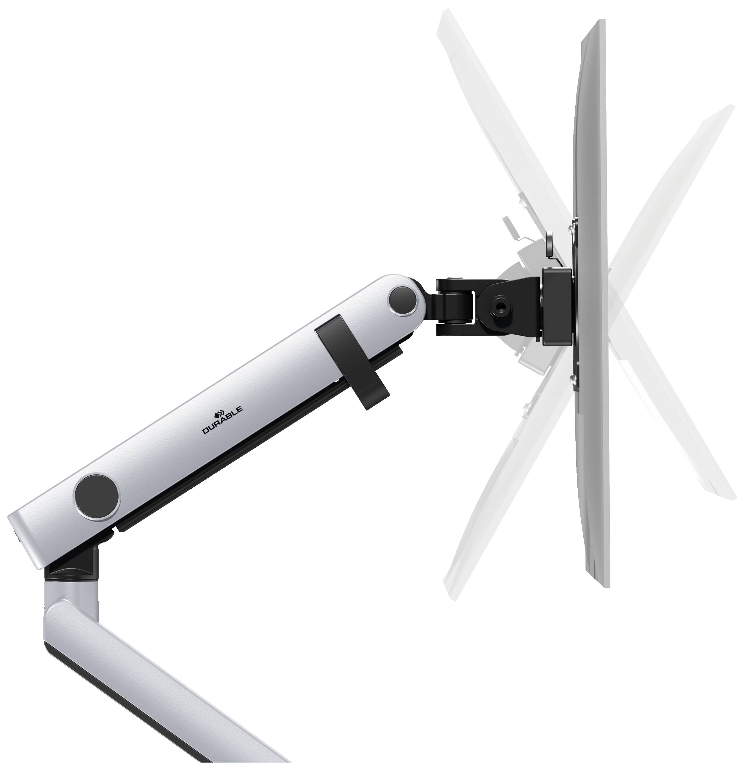 Durable SELECT PLUS 1-násobný stolový držiak monitoru 81,3 cm (32") otočný, výškovo nastaviteľný, sklápajúci, nakláňací-2