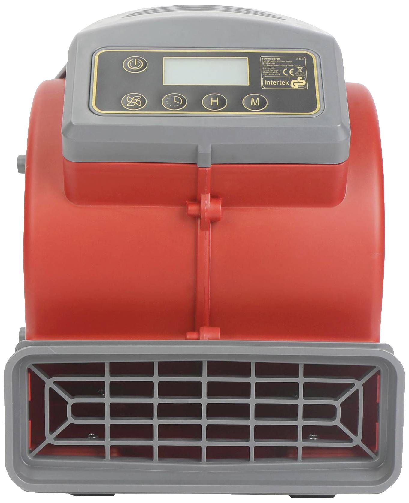 Floor dryer Luchtontvochtiger 100 W Rood