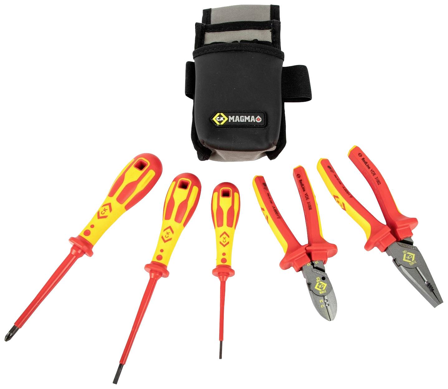 C.K T5980 T5980 Gereedschapsset Electricien, Technicus, VDE 6-delig afbeelding