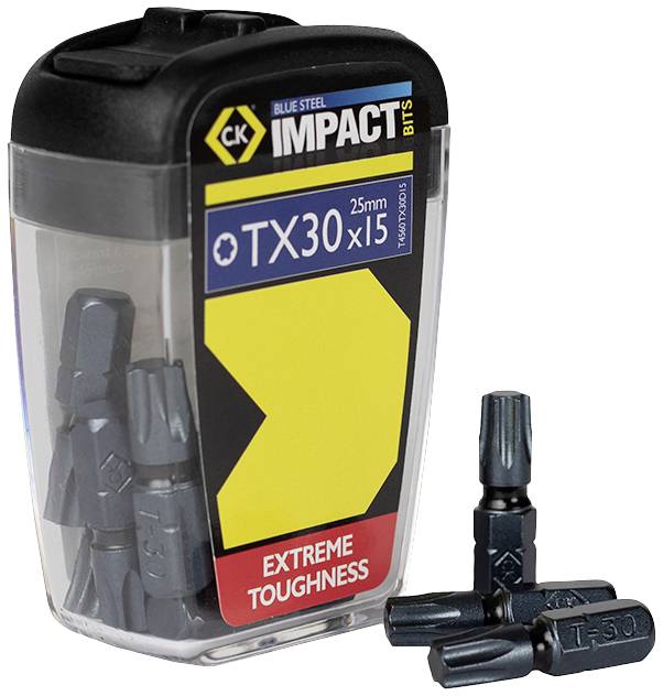 C.K Blue Steel T4560 TX30D15 Inserto Esagonale 15 parti Esagonale