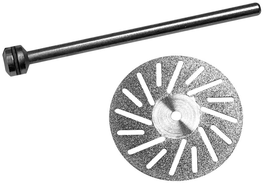 Donau Elektronik 1646 Diamanten doorslijpschijf Diameter 22 mm Metaal, Glas, Epoxide 1 stuk(s) afbeelding