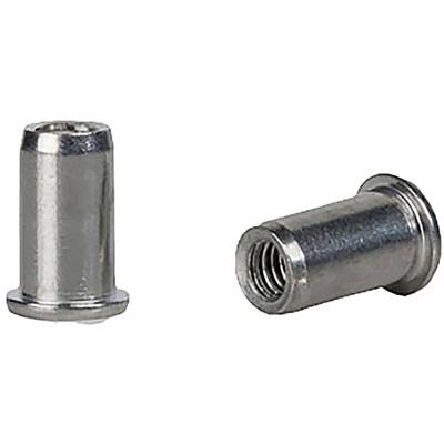 Gesipa 1433676 slepá nitovacie matice (Ø x d) 6 mm x 11 mm M4 hliník Dresselhaus 500 ks