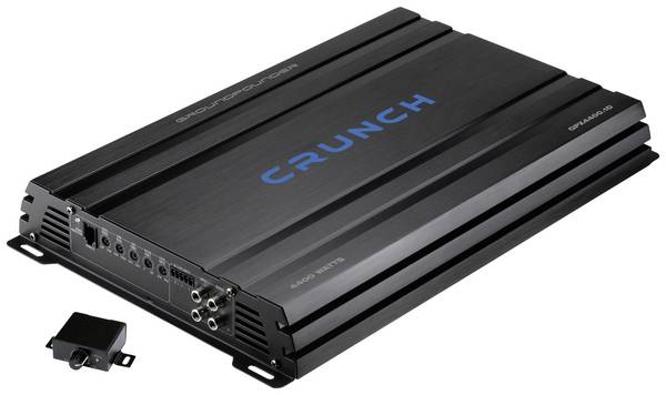 1kanálový digitálny koncový stupeň 4400 W Crunch GPX4400.1D Vhodné pre autá: Universal
