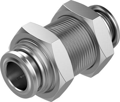 FESTO Prepážkový konektor 8085732 NPQR-H-Q10-E Ø vedenie: 9 mm 1 ks