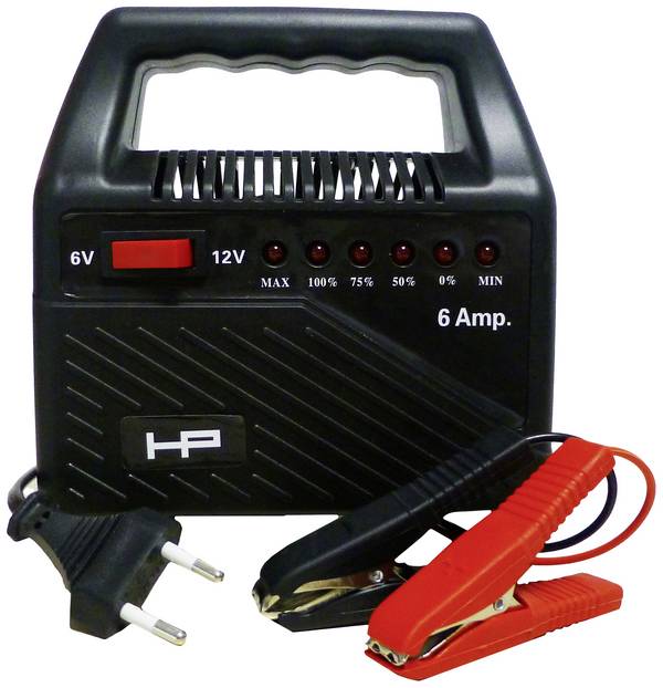 HP Autozubehör  20502 nabíjačka, 6 V, 12 V, 6 A, 4 A