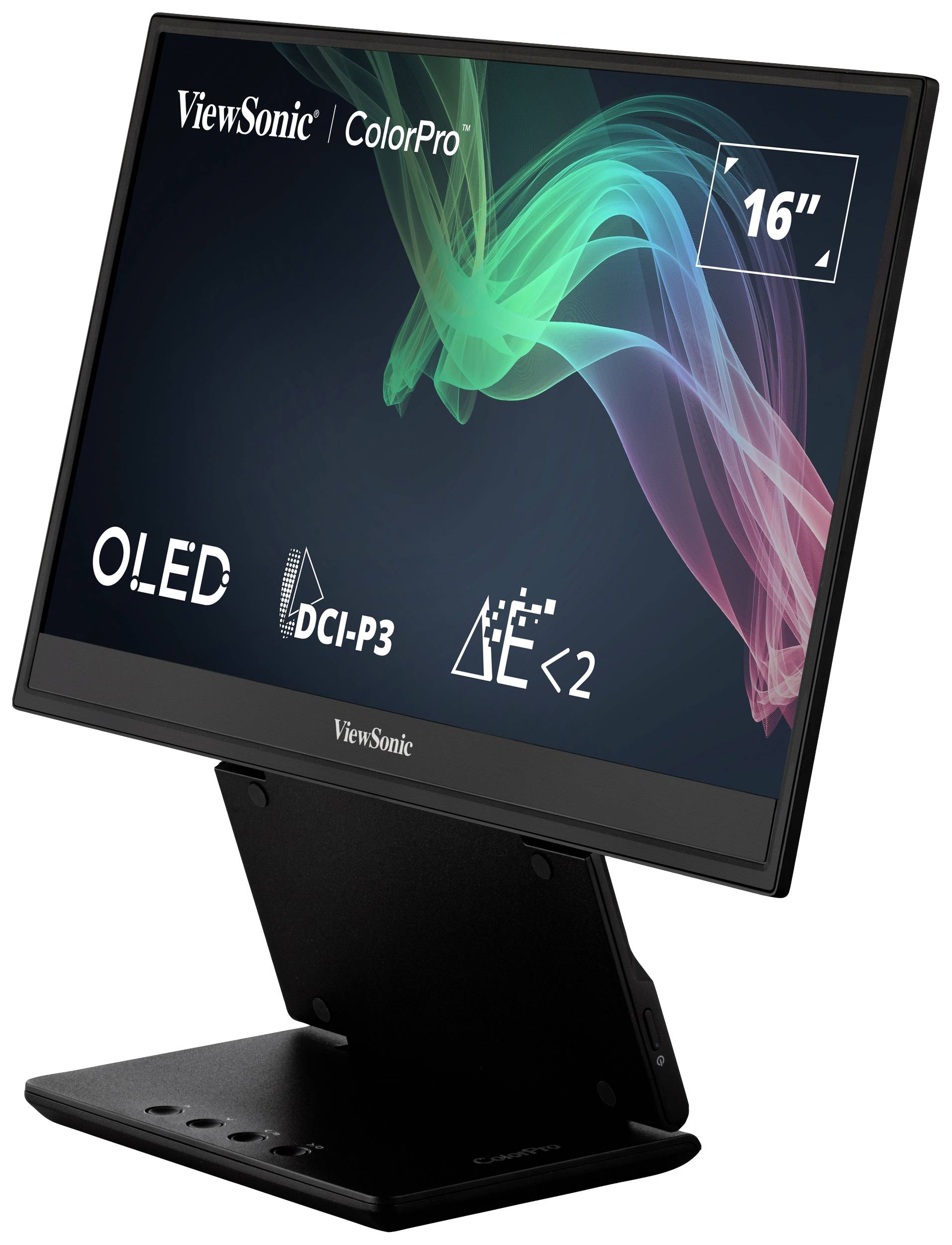 Viewsonic VP16-OLED Prenosný monitor 40.6 cm (16 palca) En.trieda 2021 B (A - G) 1920 x 1080 Pixel Full HD 1 ms Micro HD-18