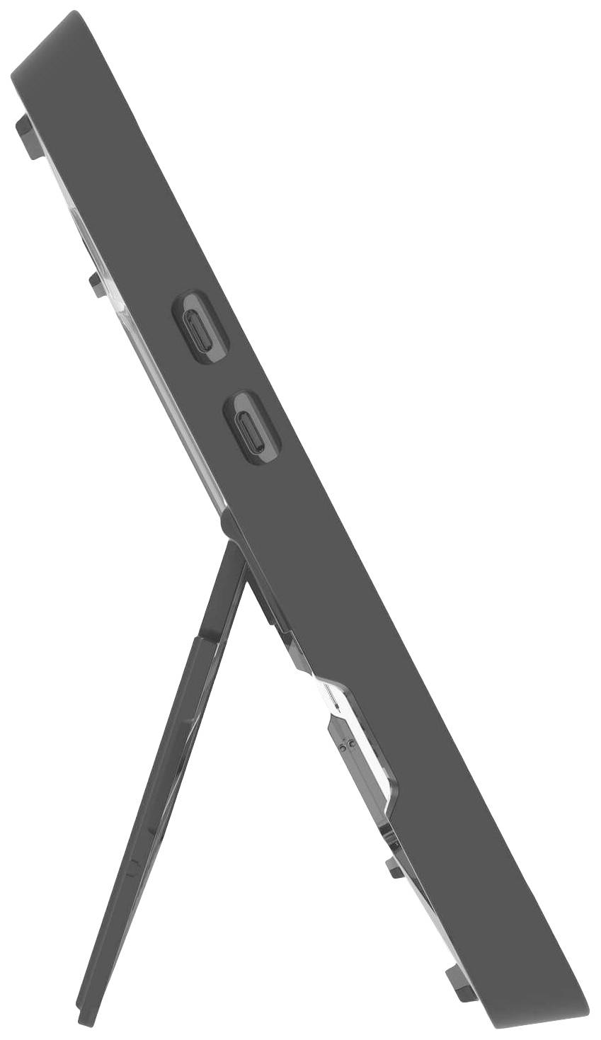 STM Goods Dux Shell Backcover Microsoft Surface Pro 9 čierna, priehľadná brašna na tablet-3
