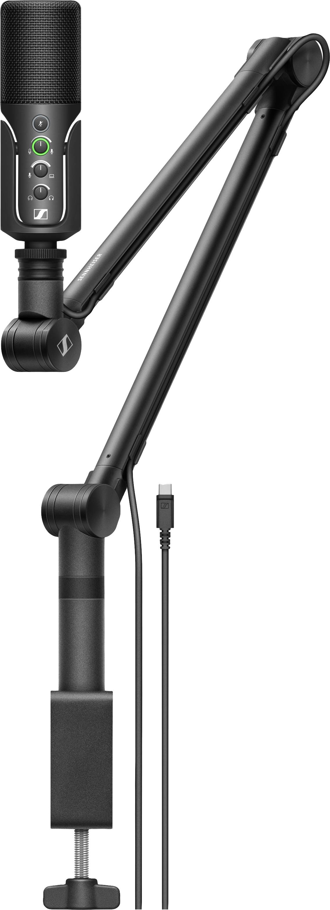 Sennheiser Profile USB-microfoon Statief Zendmethode:USB Schakelaar, Incl. standaard, Incl. kabel USB-C, Audio, stereo (3.5 mm jackplug) USB