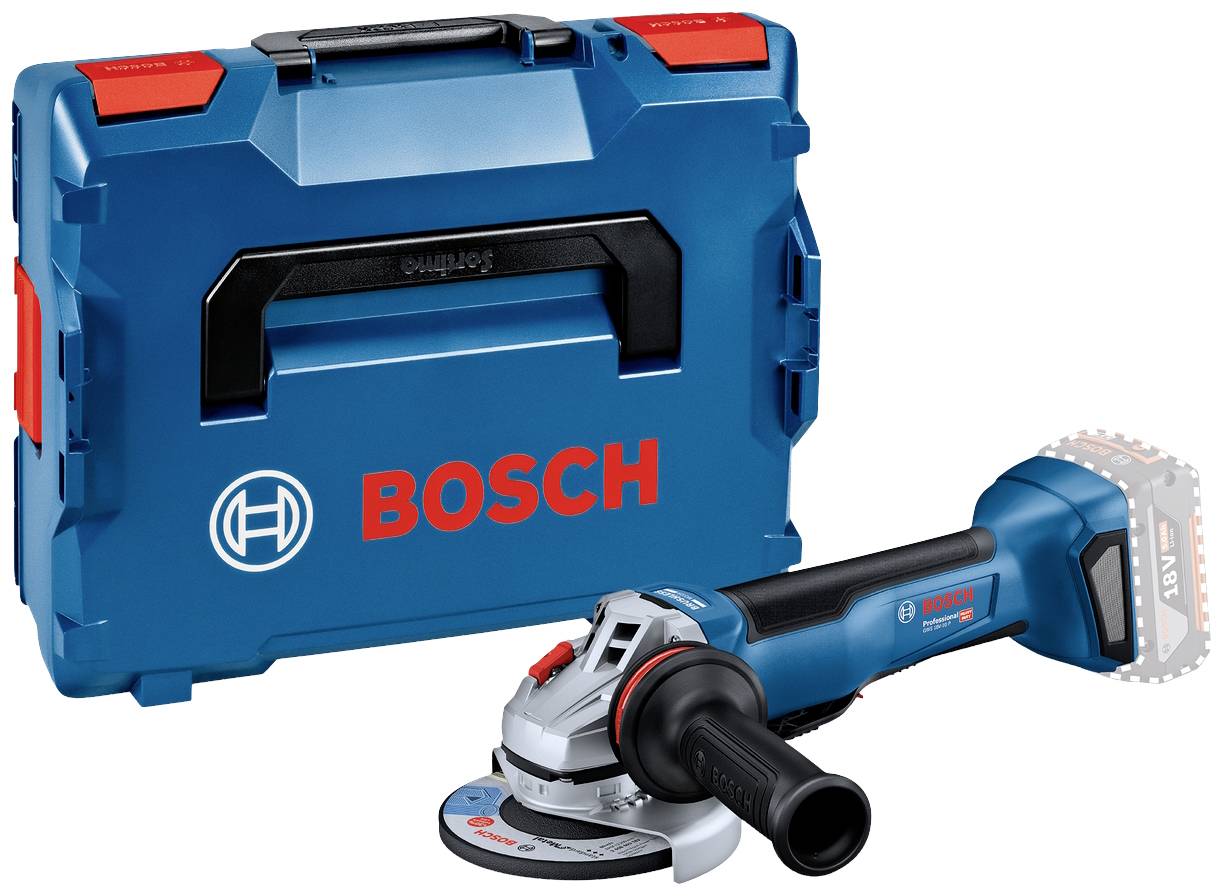 Bosch Professional GWS 18V-10 P solo 06019J4102 Batteri-vinkelsliber 125 mm Kuffert, uden batteri, uden oplader 18 V