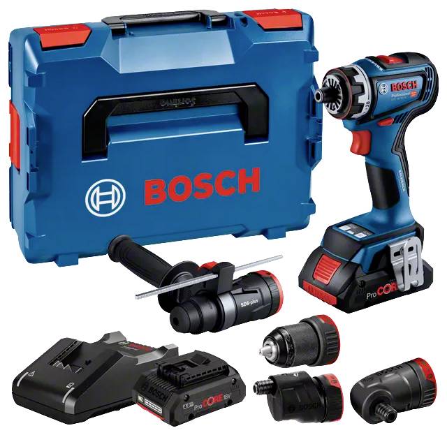 Bosch Professional GSR 18V-90 FC 06019K6200 Borrskruvdragare batteri 18 V Li-Ion inkl. 2x batterier, inkl. laddare, inkl. väska