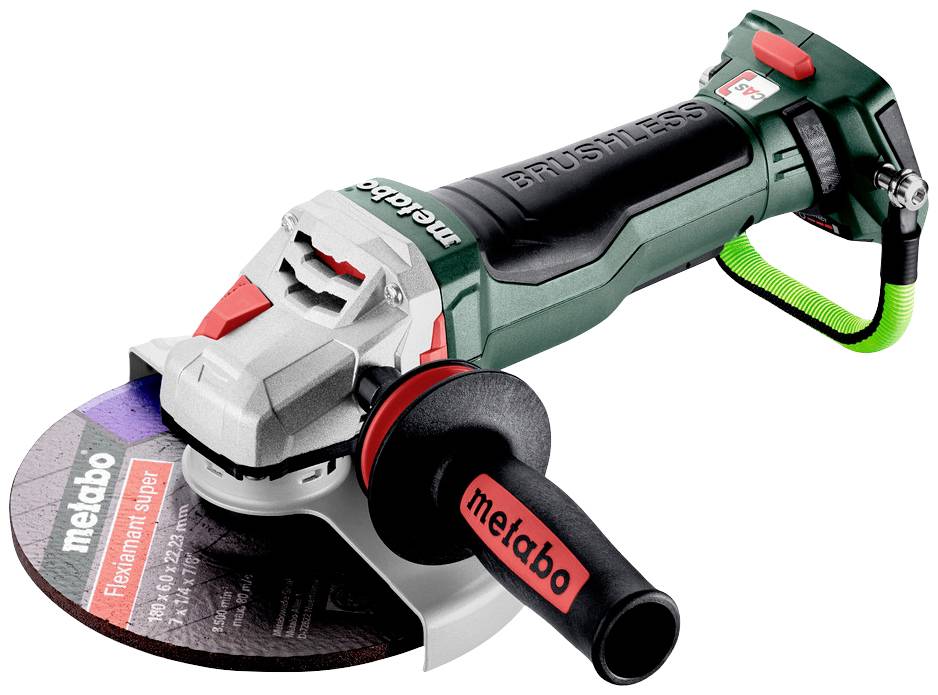 Metabo WPBA 18 LTX BL 15-180 Quick DS 601746840 Vinkelslip batteridriven 180 mm borstfri, inkl. väska, exkl. batteri/laddare, Utan laddare 18 V
