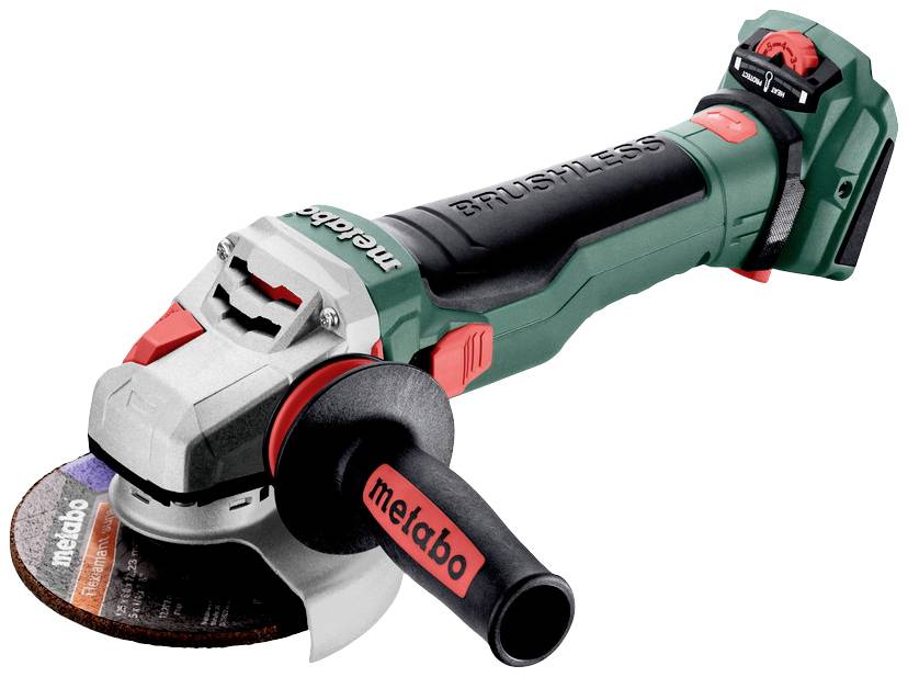 Metabo WVB 18 LTX BL 15-125 Quick 601731840 Vinkelslip batteridriven 125 mm borstfri, inkl. väska, exkl. batteri/laddare, Utan laddare 18 V