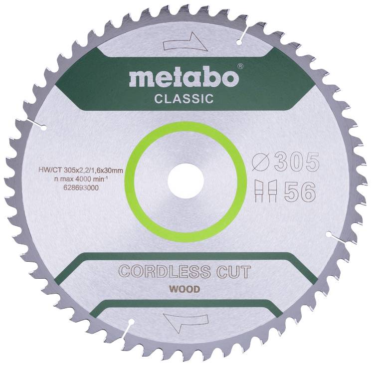Metabo 628693000 pílový kotúč 305 x 30 mm Počet zubov (na palec): 56 1 ks
