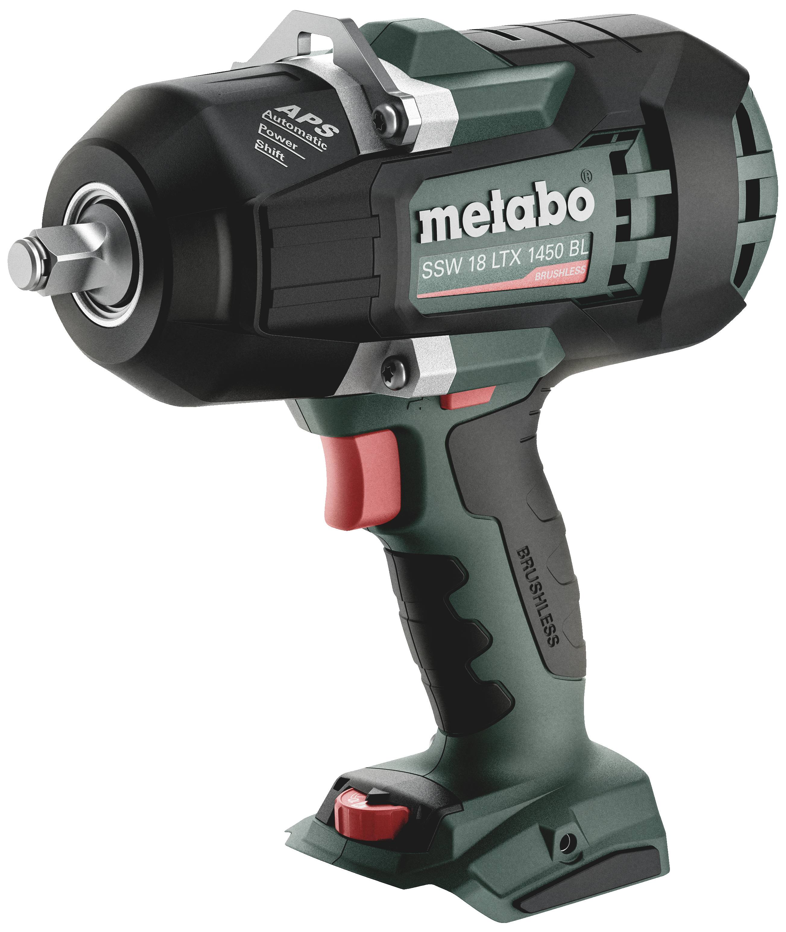 Metabo SSW 18 LTX 1450 BL 602401850 Slagskruvdragare batteri 1450 Nm 18 V Antal batterier som ingår 0 borstfri, exkl. batteri/laddare, Utan laddare