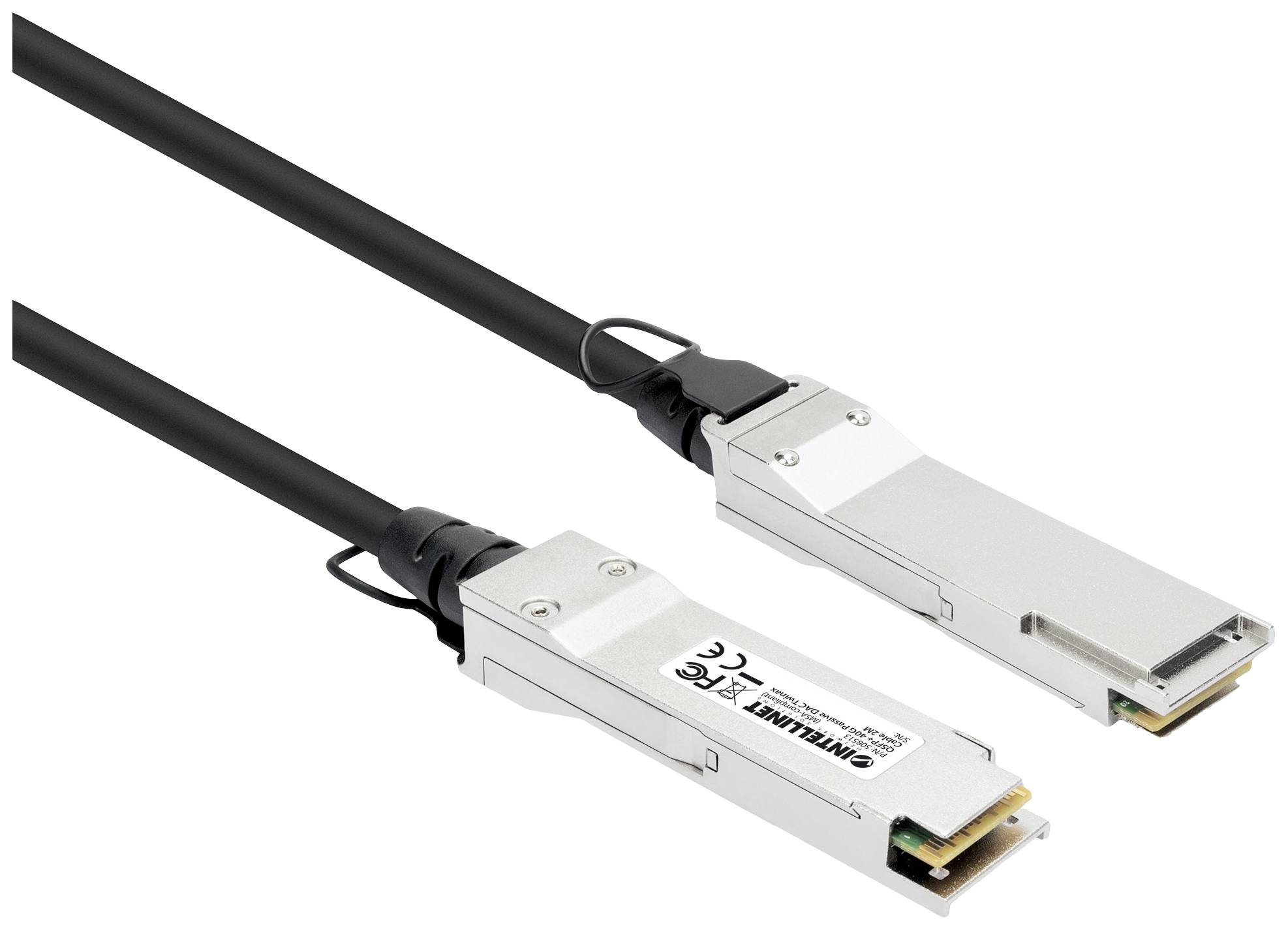 Intellinet 508513 QSFP+ 40G Passives DAC Twinax Cavo 40 GBit/s 7 m