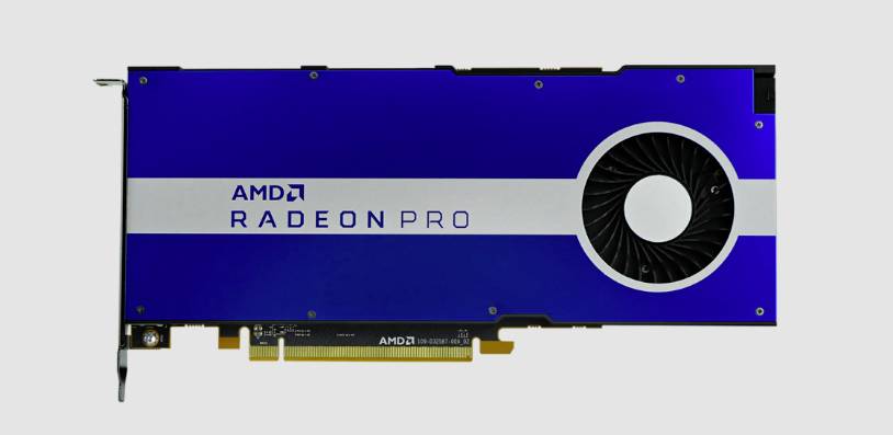 AMD Scheda grafica AMD Radeon Pro W5700 8 GB RAM GDDR6 PCIe Mini DisplayPort, USB-C®