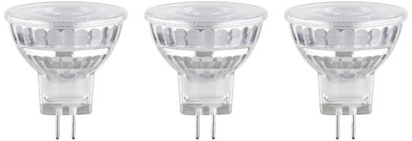 Paulmann 28977 LED  En.trieda 2021 E (A - G) GU4 klasická žiarovka 1.8 W teplá biela (Ø x v) 35 mm x 37 mm  3 ks