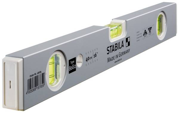 Stabila  18785-ISO Vodováha Kalibrované podľa (ISO)  40 cm  0.5 mm/m
