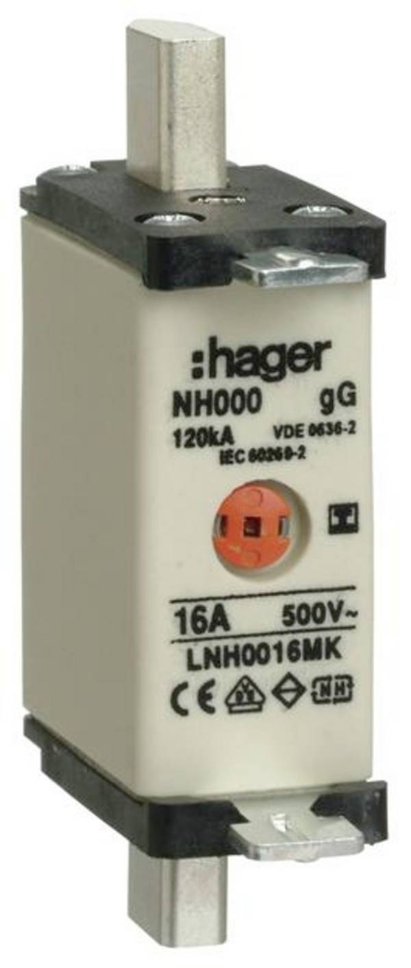 Hager LNH0016MK NH poistka     16 A   3 ks