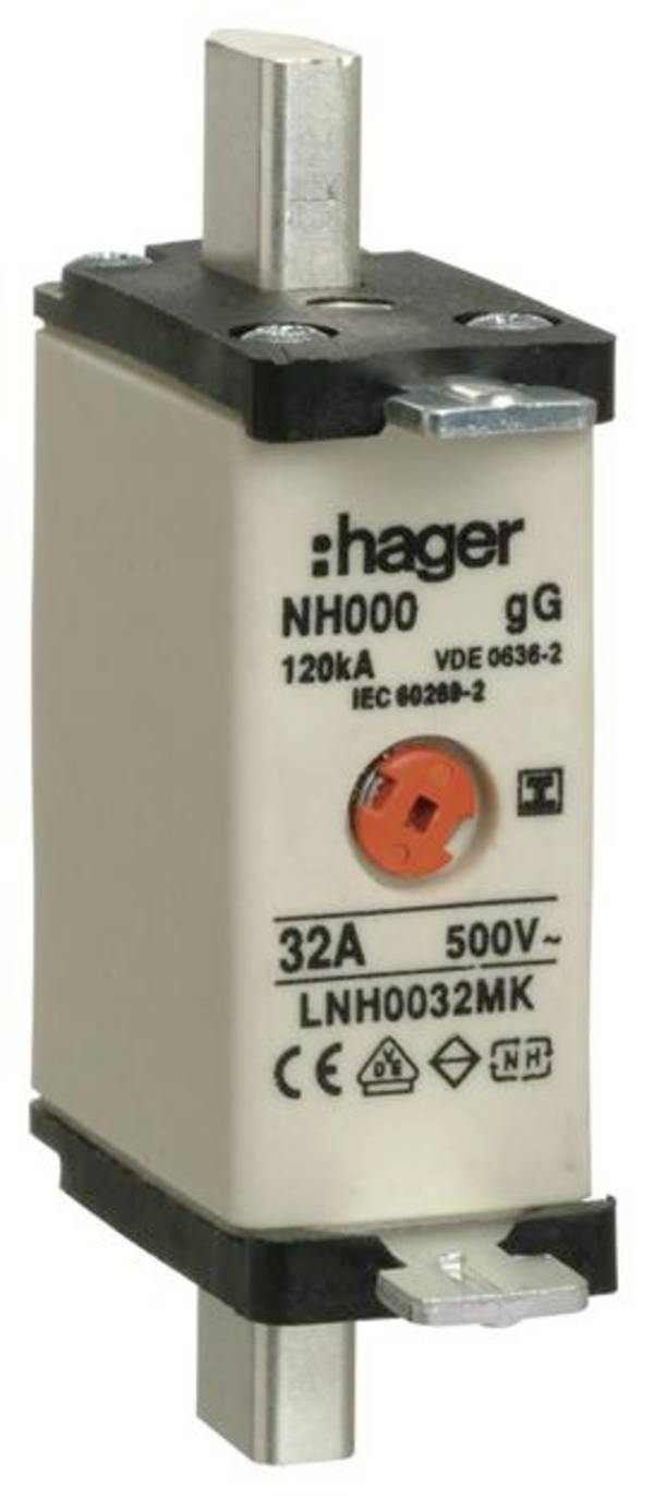 Hager LNH0032MK NH poistka     32 A   3 ks