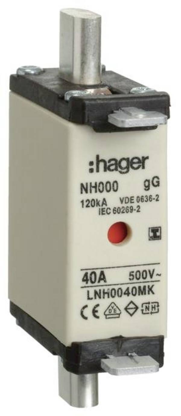 Hager LNH0040MK NH poistka     40 A   3 ks