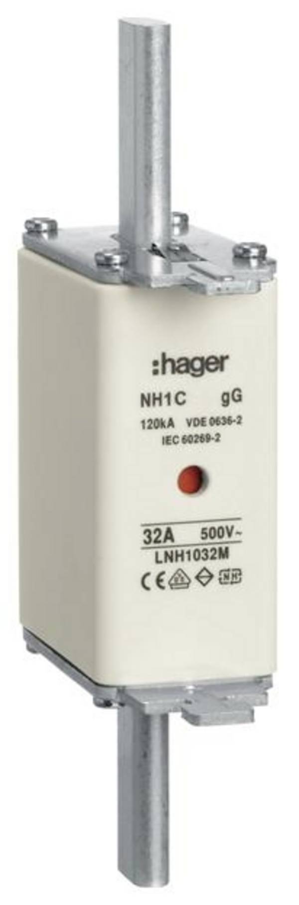 Hager LNH1032M NH poistka     32 A   3 ks