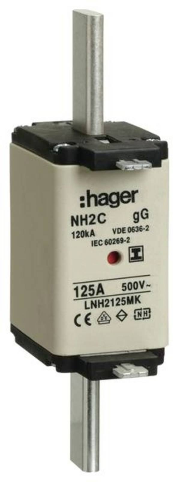 Hager LNH2125MK NH poistka     125 A   3 ks