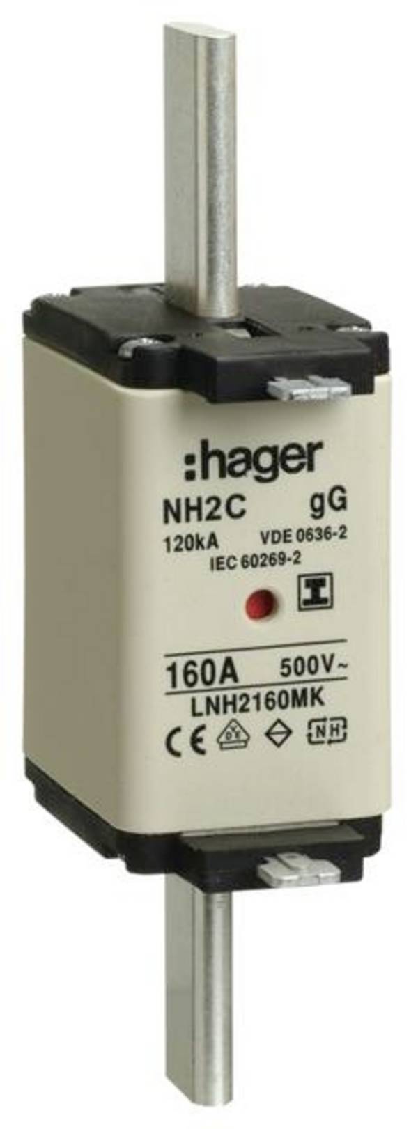 Hager LNH2160MK NH poistka     160 A   3 ks